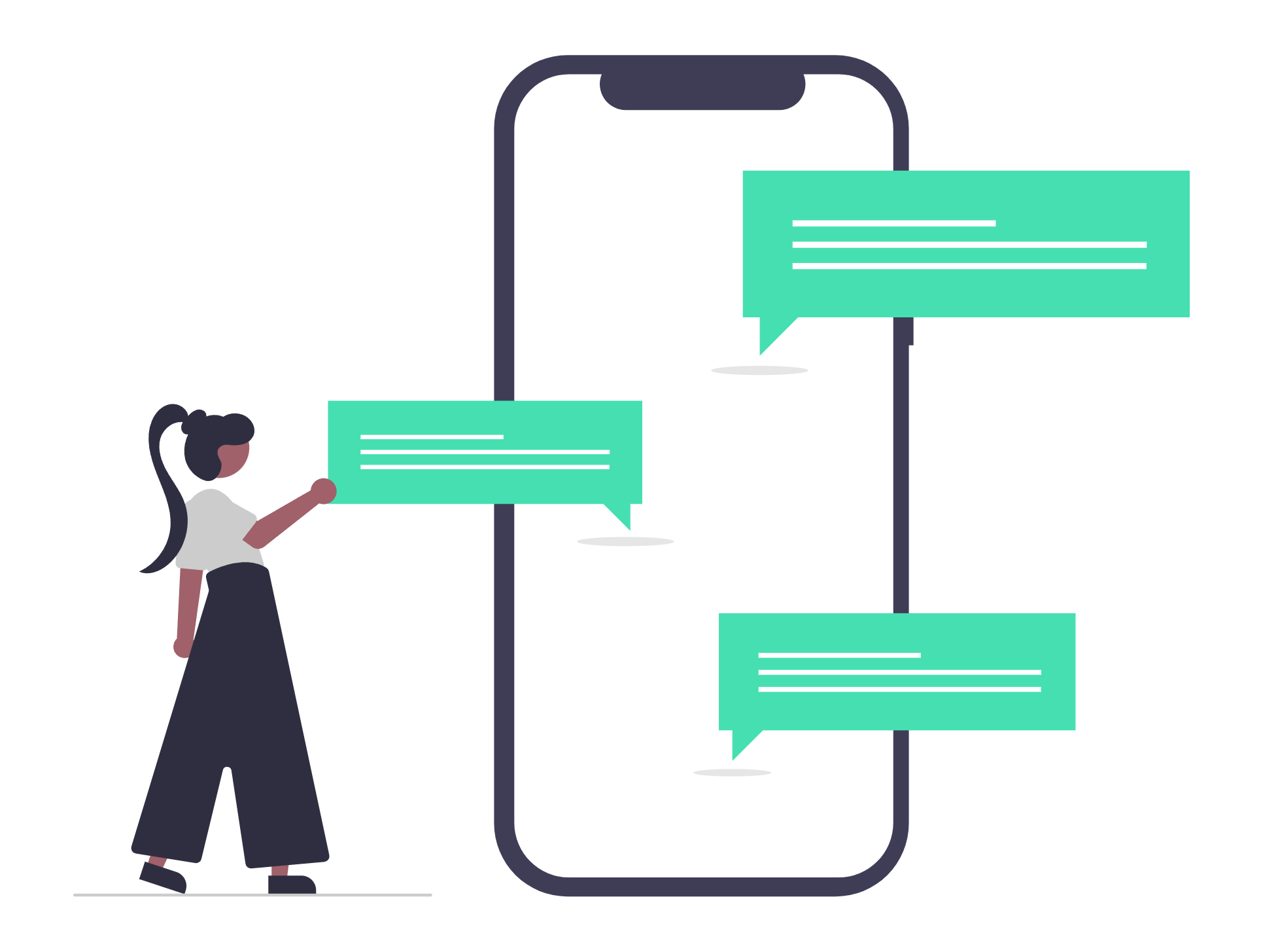 Opinion sharing graphic